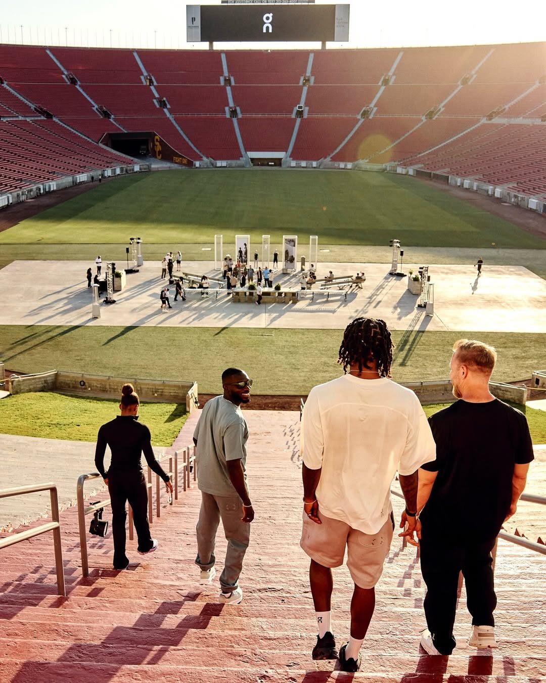 For oac sprint, the journey begins in la. 📍gathered together on the historic grounds of the la